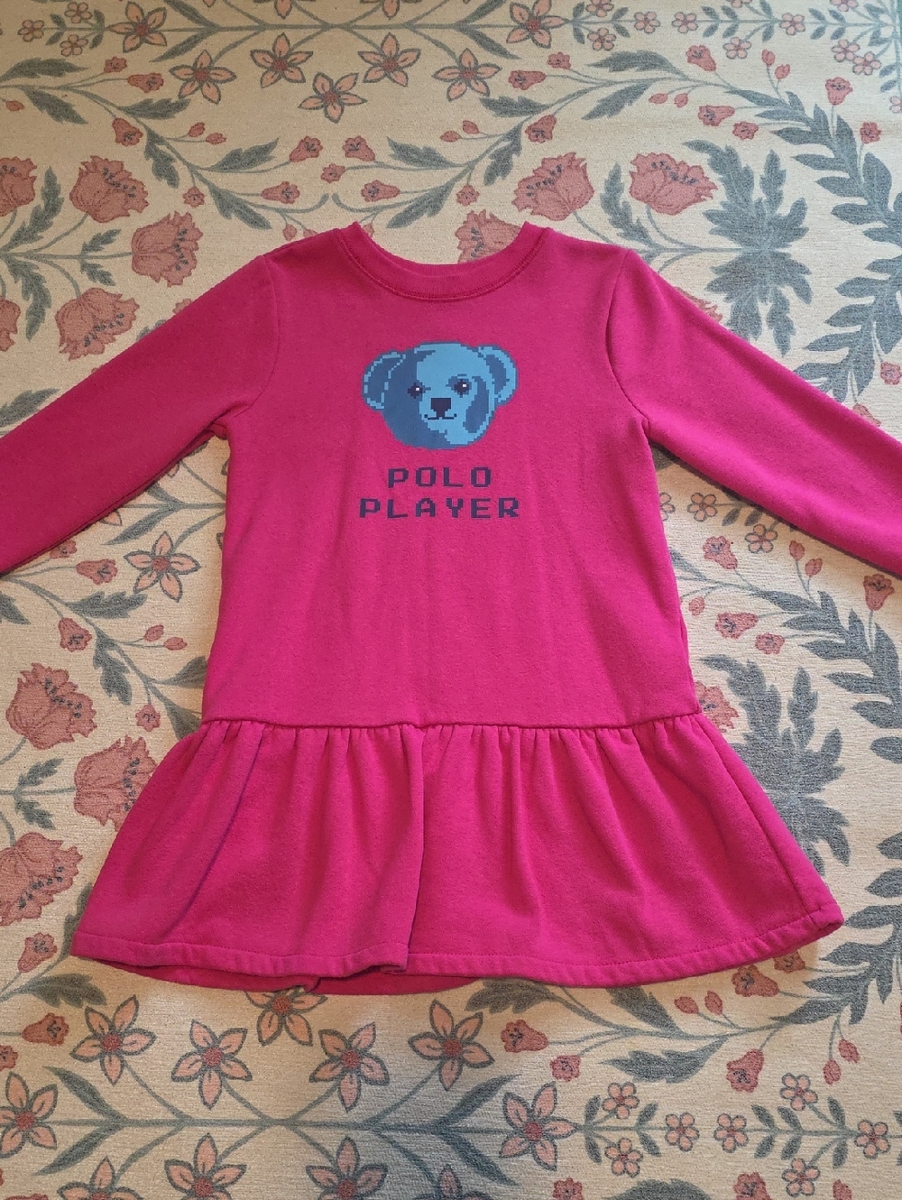 Polo by Ralph Lauren Hot Pink Crewneck Sweatshirt